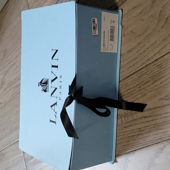 LANVIN Patterned Gold d'orsey Pump heels - Picture 8 of 11